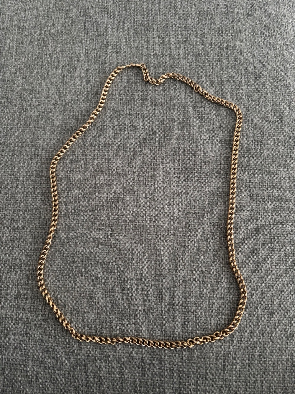 Christian Dior gold chain necklace